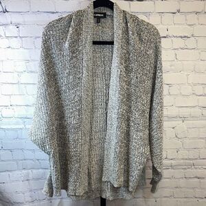 Express Women's Heathered Gray Cardigan